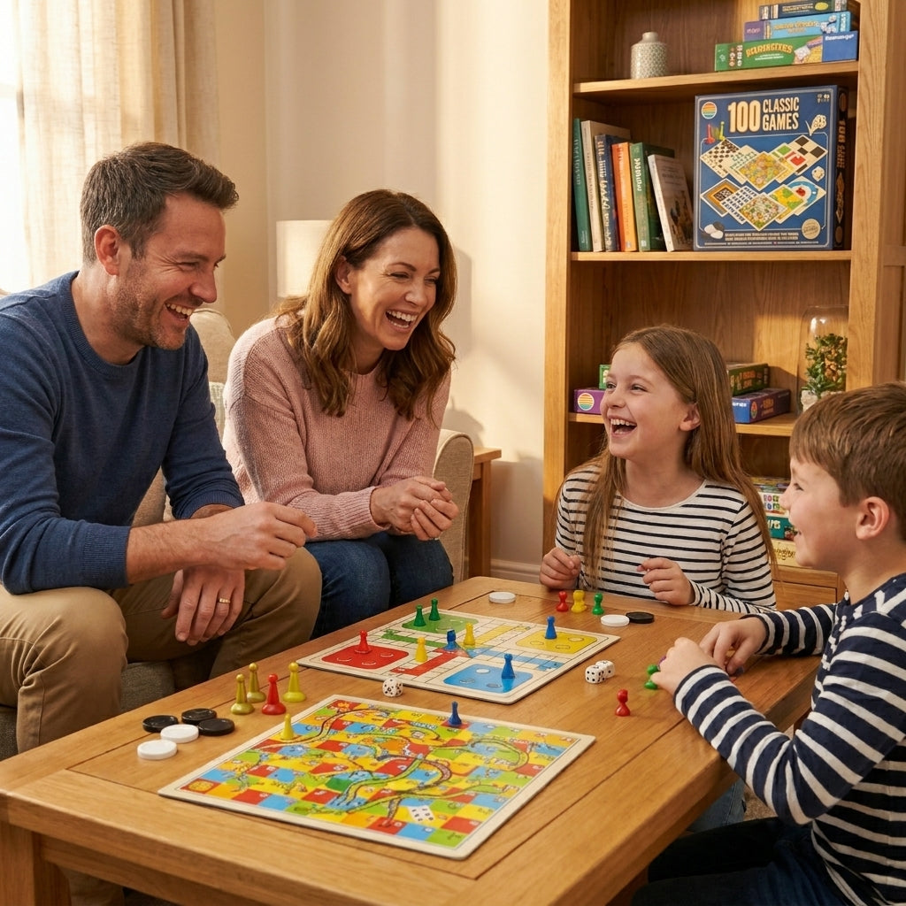 100 Classic Board Games Set