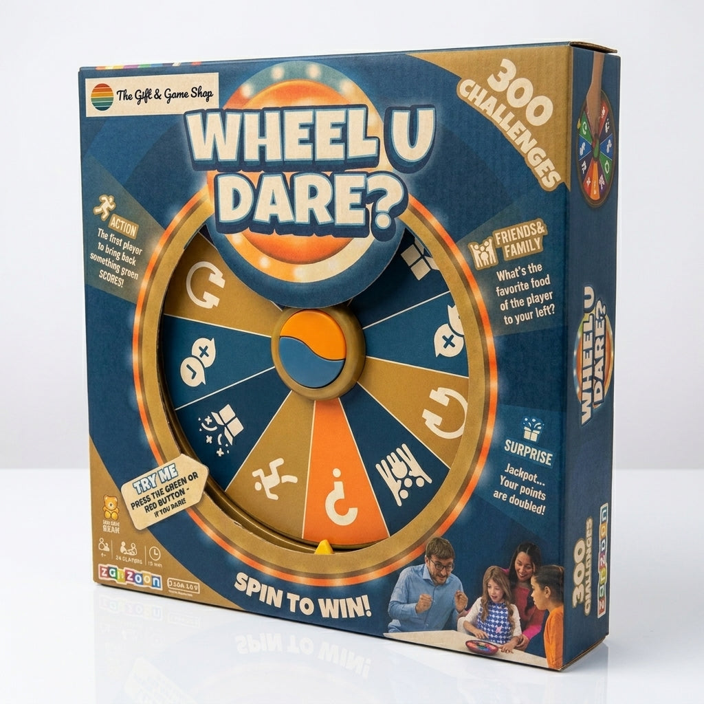 Electronic Spin Wheel Challenge Game